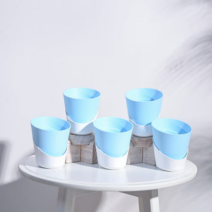 Set of 5 Self Watering Pot (Without Plant)